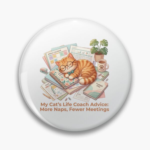 Item preview, More Naps, Fewer Meetings - Cat Logic designed and sold by RunningWhiskers.