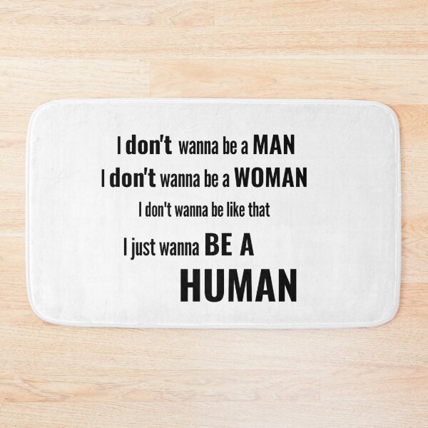 Item preview, I Just Wanna Be a Human designed and sold by JasonDizzy.