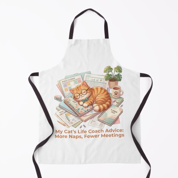 Item preview, More Naps, Fewer Meetings - Cat Logic designed and sold by RunningWhiskers.