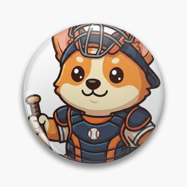 Item preview, Diamond Defender Corgi - Cute Baseball Catcher Dog T-Shirt designed and sold by FightStamp.
