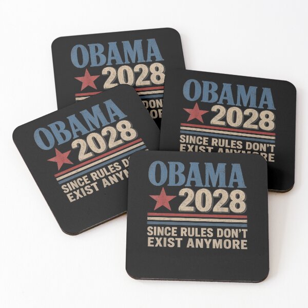 Item preview, Obama 2028 Since Rules Don't Exist Anymore Funny Political Parody designed and sold by Glow-Paw-Studio.