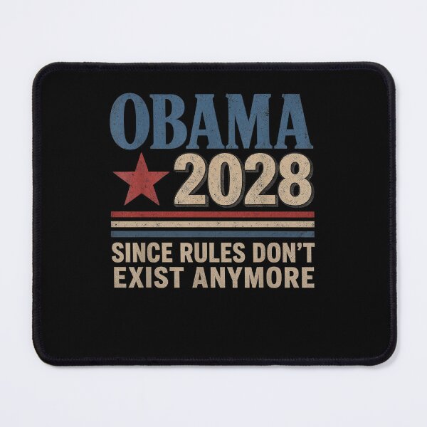 Item preview, Obama 2028 Since Rules Don't Exist Anymore Funny Political Parody designed and sold by Glow-Paw-Studio.