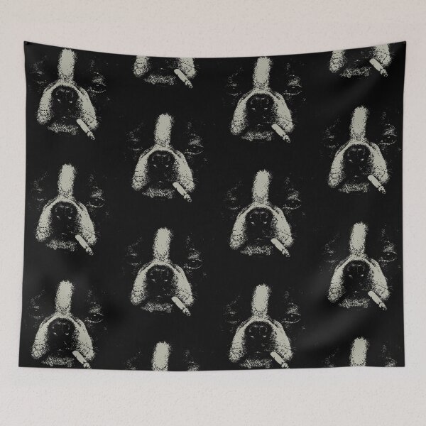 Item preview, Smoking French Bulldog Funny Meme Cool Canine Vintage Graphic designed and sold by CocoLama.