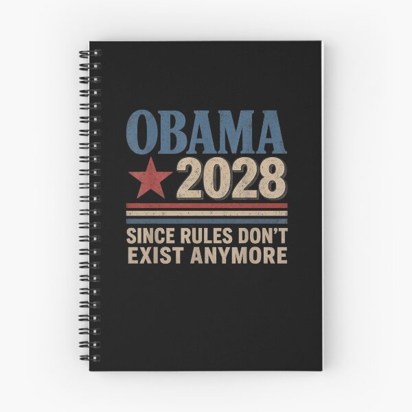 Item preview, Obama 2028 Since Rules Don't Exist Anymore Funny Political Parody designed and sold by Glow-Paw-Studio.