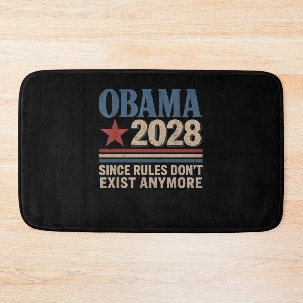 Item preview, Obama 2028 Since Rules Don't Exist Anymore Funny Political Parody designed and sold by Glow-Paw-Studio.