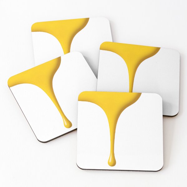 Item preview, Dripping Yellow Paint – Photorealistic Liquid Paint Cutout designed and sold by EmeraldeaArt.