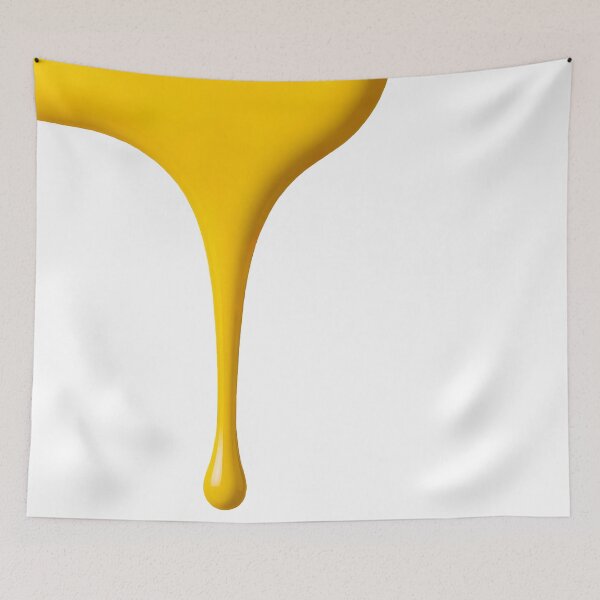 Item preview, Dripping Yellow Paint – Photorealistic Liquid Paint Cutout designed and sold by EmeraldeaArt.