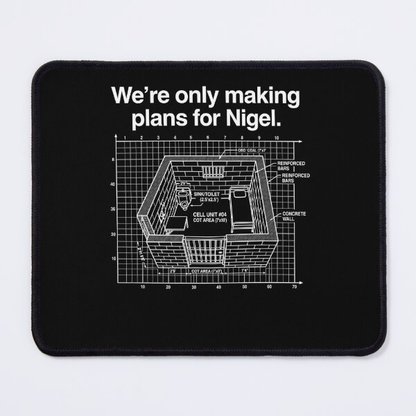 Item preview, We're Only Making Plans For Nigel Funny Music designed and sold by Glow-Paw-Studio.