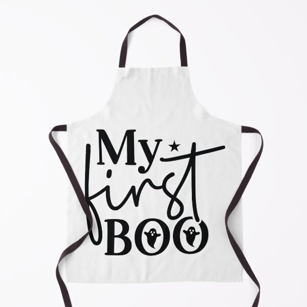 Item preview, My First Boo - Cute Autumn Halloween Vibes Ghost Quote designed and sold by FuzionRaptor.
