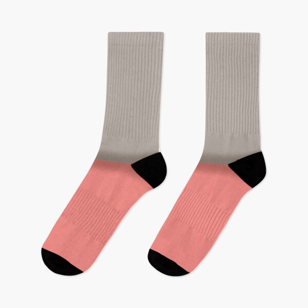 Item preview,  Taupe and Bright Coral Color Block designed and sold by pluielegere.
