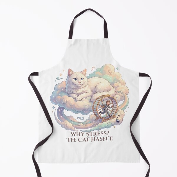 Item preview, Why Stress, The Cat Hasn't - Cat Logic designed and sold by RunningWhiskers.