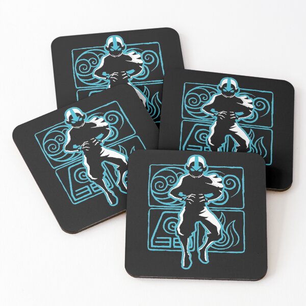 Item preview, Aang Four Elements Master Avatar State Silhouette designed and sold by anierladsas.