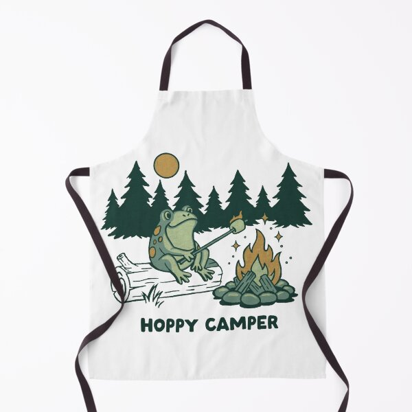 Item preview, Happy Camper Frog Camping Around the Campfire designed and sold by Gbriel3.