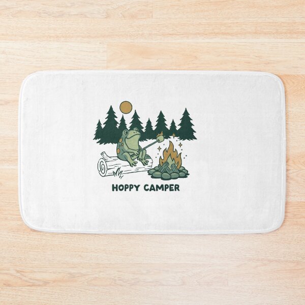 Item preview, Happy Camper Frog Camping Around the Campfire designed and sold by Gbriel3.