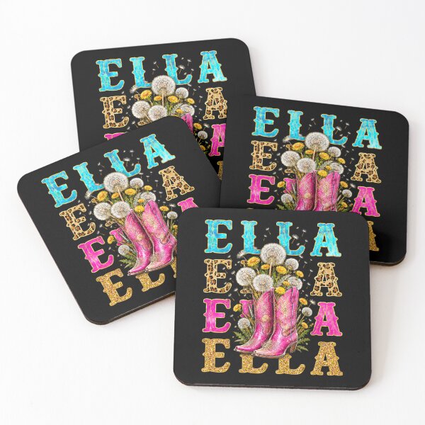 Item preview, Ella Cowgirl Boots Wildflower Western Floral Personalized Name designed and sold by Glow-Paw-Studio.