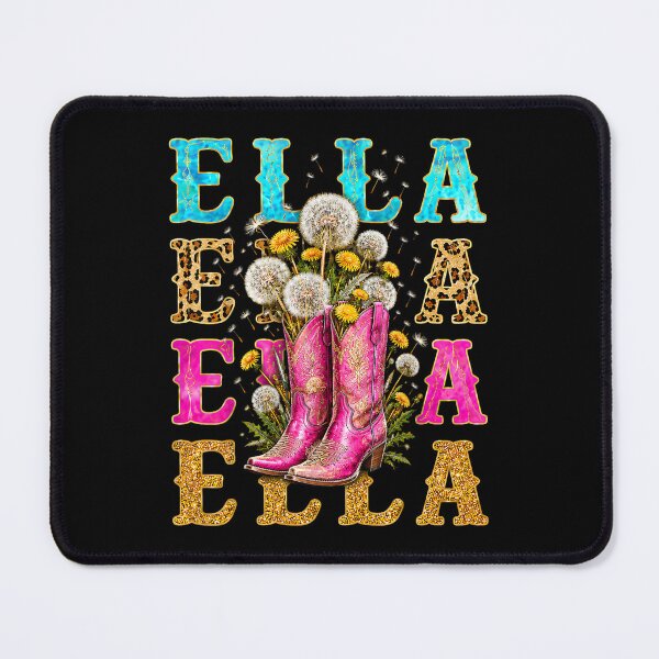 Item preview, Ella Cowgirl Boots Wildflower Western Floral Personalized Name designed and sold by Glow-Paw-Studio.