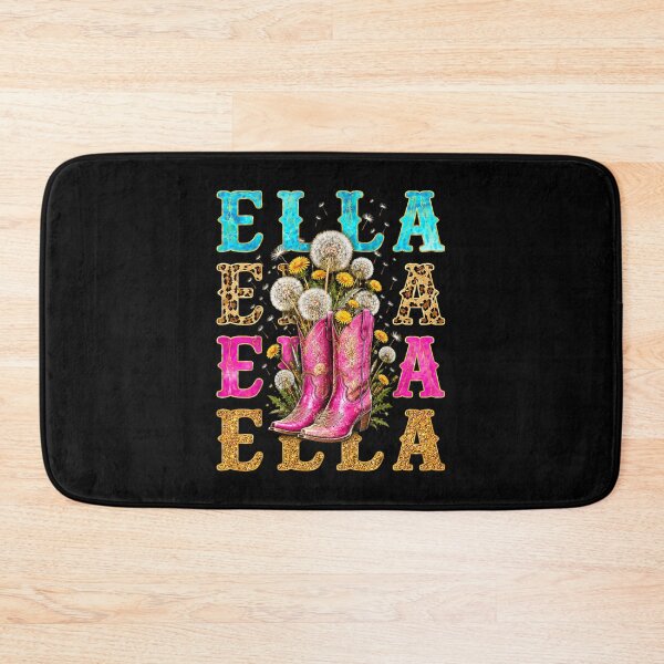 Item preview, Ella Cowgirl Boots Wildflower Western Floral Personalized Name designed and sold by Glow-Paw-Studio.