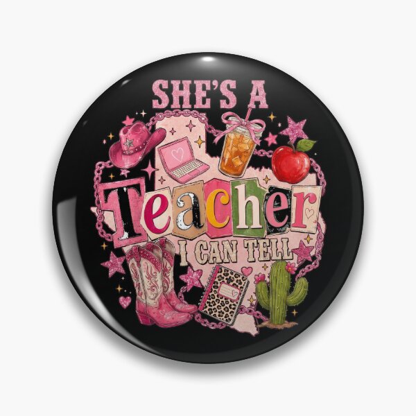 Item preview, Shes A Teacher I Can Tell Western Classroom Art designed and sold by hemagamo.