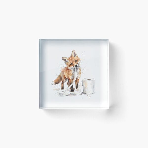Item preview, Fox Toilet Paper designed and sold by Tiffany Roy.