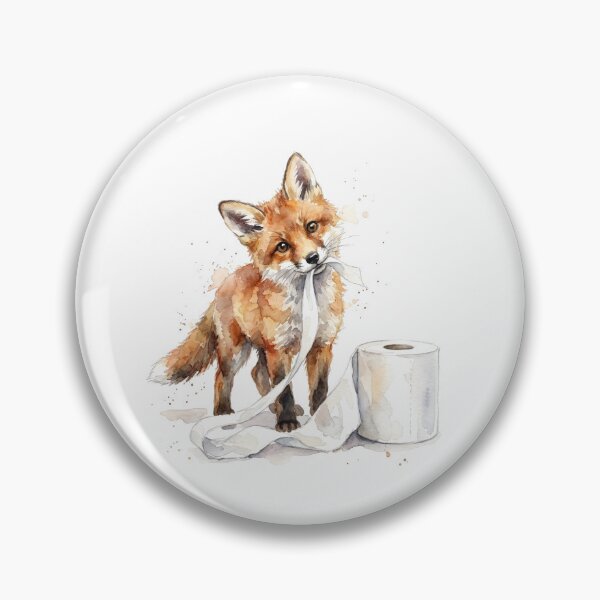 Item preview, Fox Toilet Paper designed and sold by Tiffany Roy.