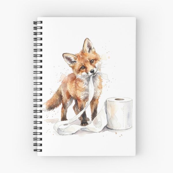 Item preview, Fox Toilet Paper designed and sold by Tiffany Roy.