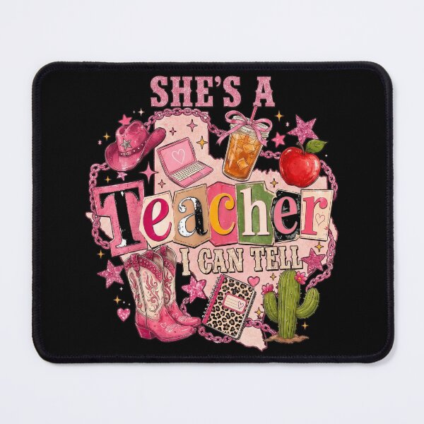 Item preview, Shes A Teacher I Can Tell Western Classroom Art designed and sold by hemagamo.