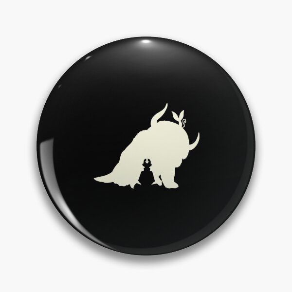 Item preview, Aang and Appa Silhouette Minimalist Cream designed and sold by anierladsas.