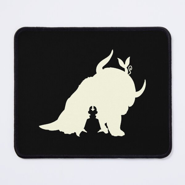 Item preview, Aang and Appa Silhouette Minimalist Cream designed and sold by anierladsas.