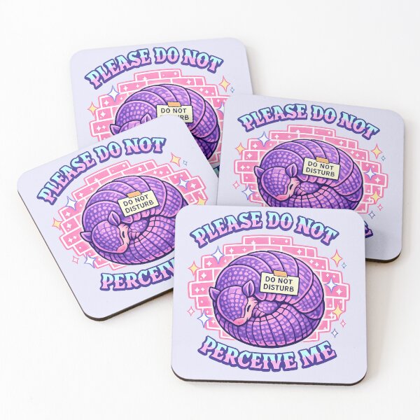 Item preview, Please Do Not Perceive Me Funny Introvert Pangolin Meme designed and sold by LazyPaw Design.