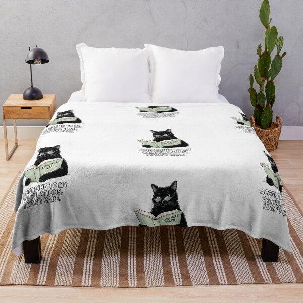 Item preview, According To My Calculations Black Cat Advanced Naps Funny Bookworm Art designed and sold by Pavnud.