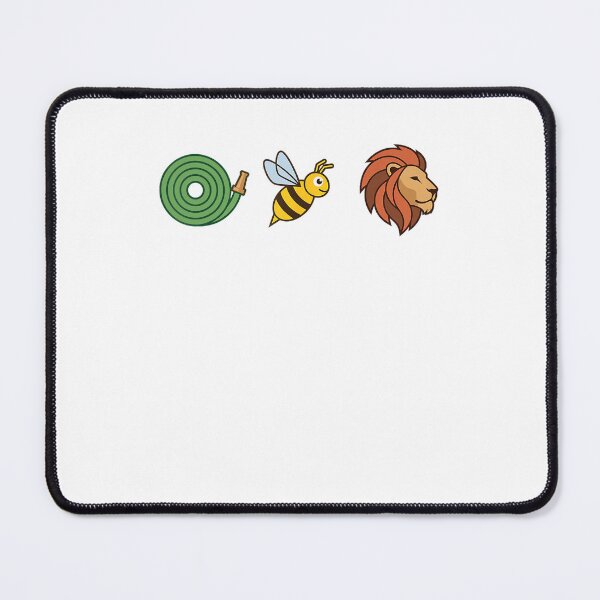Item preview, Hose Bee Lion Funny Meme Ho's Be Lying Rebus Wordplay designed and sold by CocoLama.