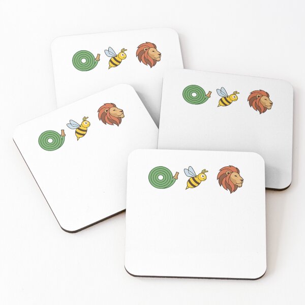 Item preview, Hose Bee Lion Funny Meme Ho's Be Lying Rebus Wordplay designed and sold by CocoLama.