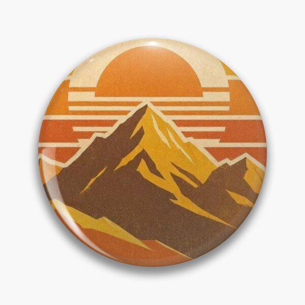 Item preview, : Retro 70s Mountain Sunset Wilderness designed and sold by EmilMarkt.