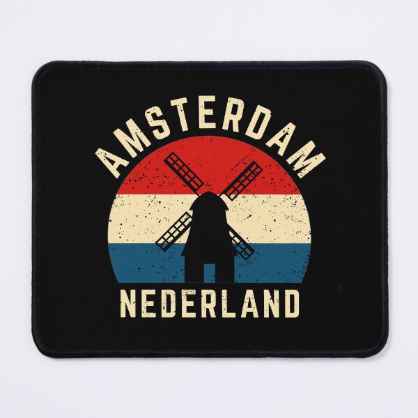 Item preview, Vintage Amsterdam Nederland Windmill designed and sold by ForzaDesigns.
