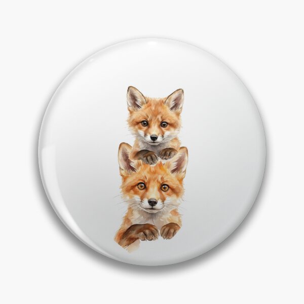 Item preview, Stacked Fox Cubs designed and sold by Tiffany Roy.