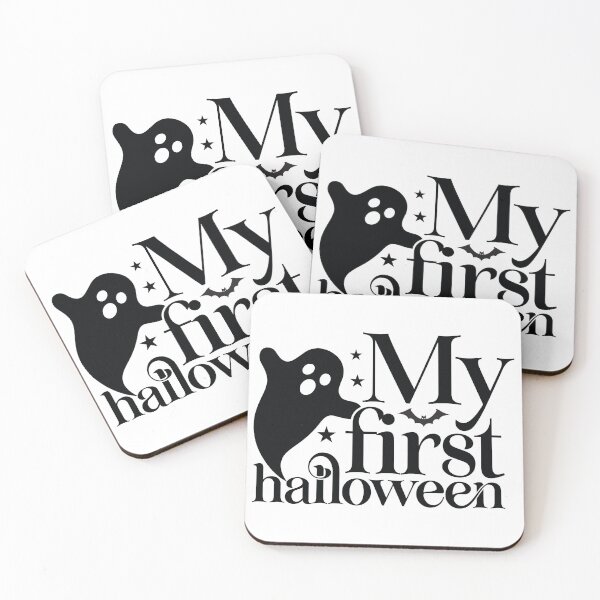 Item preview, My First Halloween - Cute Autumn Halloween Vibes Baby Quote designed and sold by FuzionRaptor.