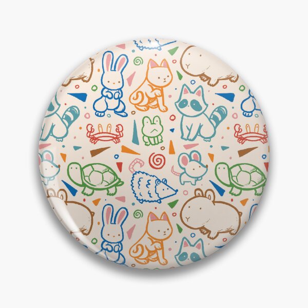 Item preview, Funny Animals Childlike Pattern designed and sold by Tobe Fonseca®.
