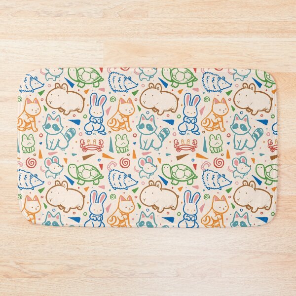 Item preview, Funny Animals Childlike Pattern designed and sold by Tobe Fonseca®.