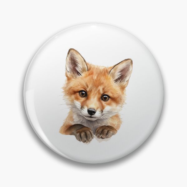 Item preview, Cute Fox Peeking designed and sold by Roy & Tiffany.
