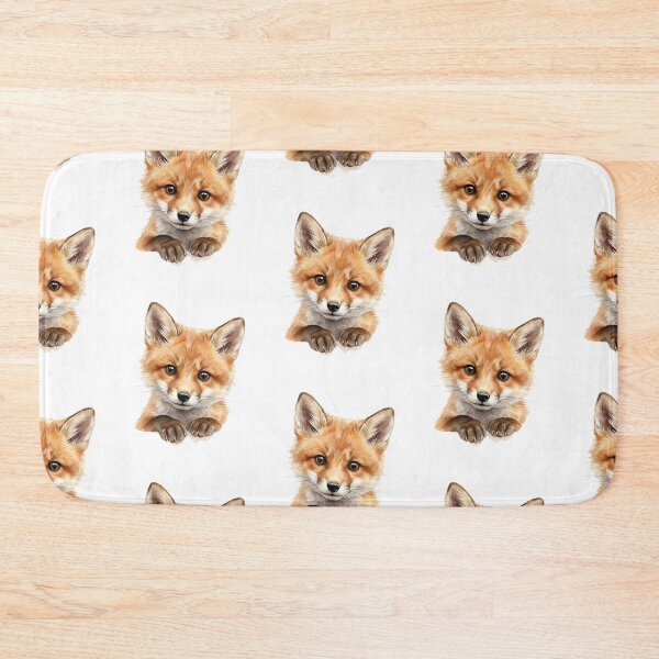 Item preview, Cute Fox Peeking designed and sold by Tiffany Roy.