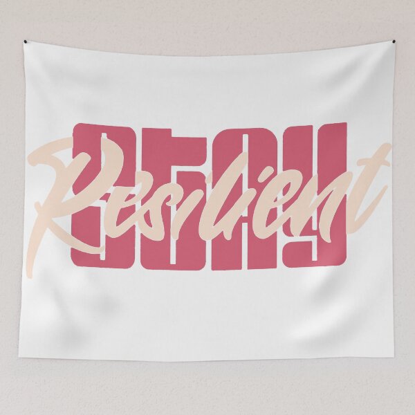 Item preview, Stay Resilient Bold Typography Quote Design designed and sold by andry01.