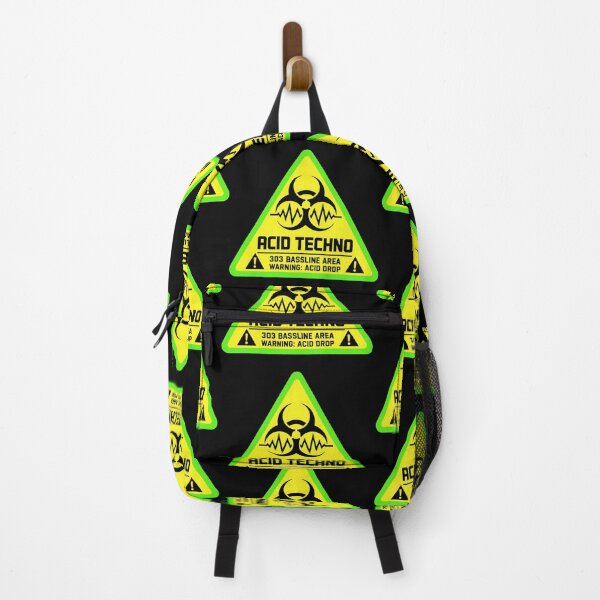 Item preview, Acid Techno 303 Bassline Area Warning Street Sign designed and sold by ZenRave Designs.