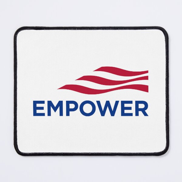 Item preview, Empower Financial Logo Red Wave Blue Text designed and sold by anierladsas.