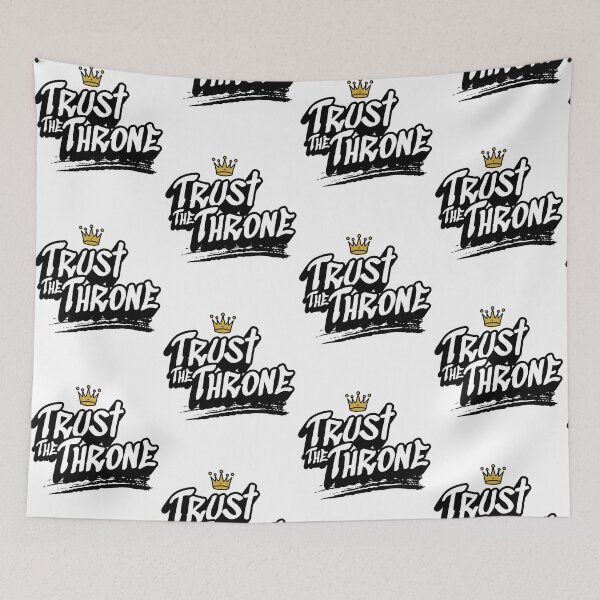 Item preview, Trust The Throne 76ers Crown Bible Basketball Fan designed and sold by Glow-Paw-Studio.