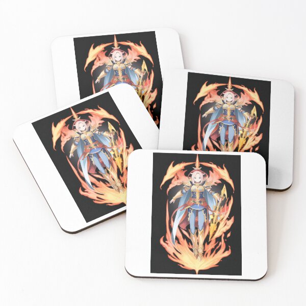 Item preview, Art - Stylized fantasy warrior, Flaming aura and golden armor designed and sold by AnimeShin.