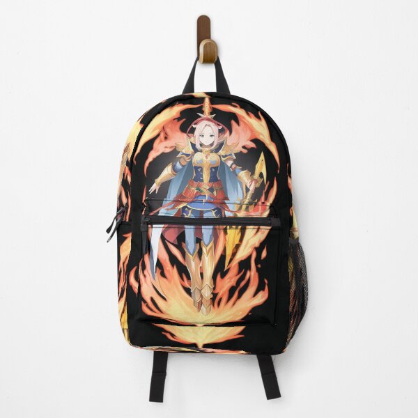 Item preview, Art - Stylized fantasy warrior, Flaming aura and golden armor designed and sold by AnimeShin.
