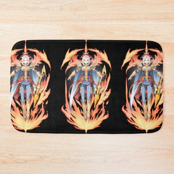 Item preview, Art - Stylized fantasy warrior, Flaming aura and golden armor designed and sold by AnimeShin.