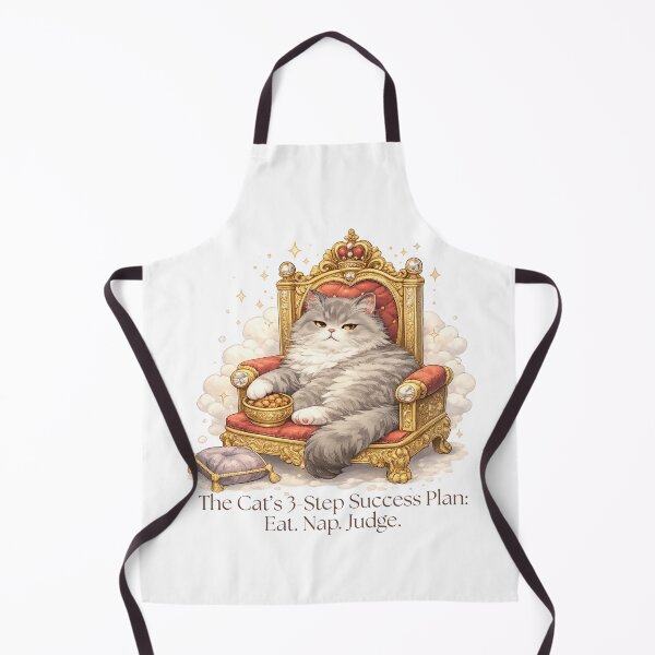 Item preview, Success Plan: Eat. Nap. Judge. - Cat Logic designed and sold by RunningWhiskers.