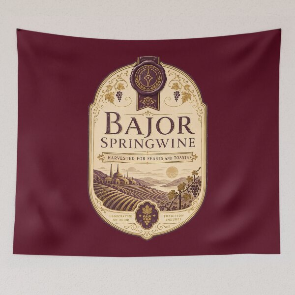 Item preview, Bajor Springwine Heritage Label designed and sold by agearb.
