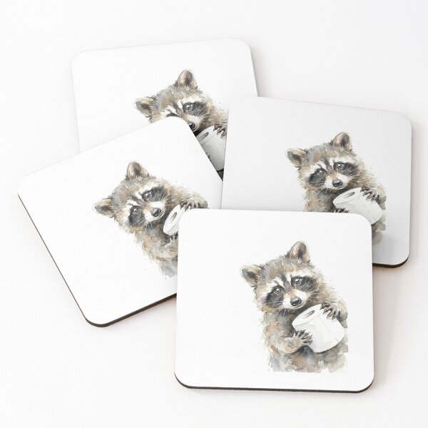 Item preview, Raccoon Toilet Paper designed and sold by Roy & Tiffany.
